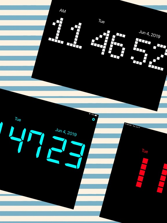 スタンバイ時計 - ロック画面のデジタル時間ウィジェットのおすすめ画像2