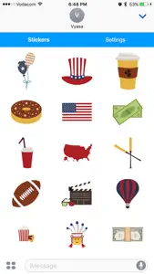 American Emoji - Great Emoticons for Texting screenshot #2 for iPhone