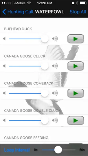 Скриншот Hunting Call на iPhone 3