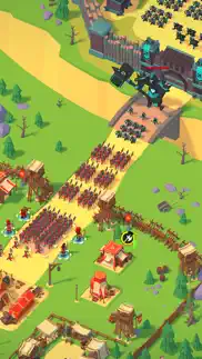 idle siege: army tycoon game iphone screenshot 2