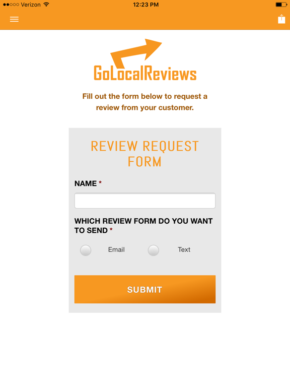 Go Local Reviews iPad screenshot 1 - Business app