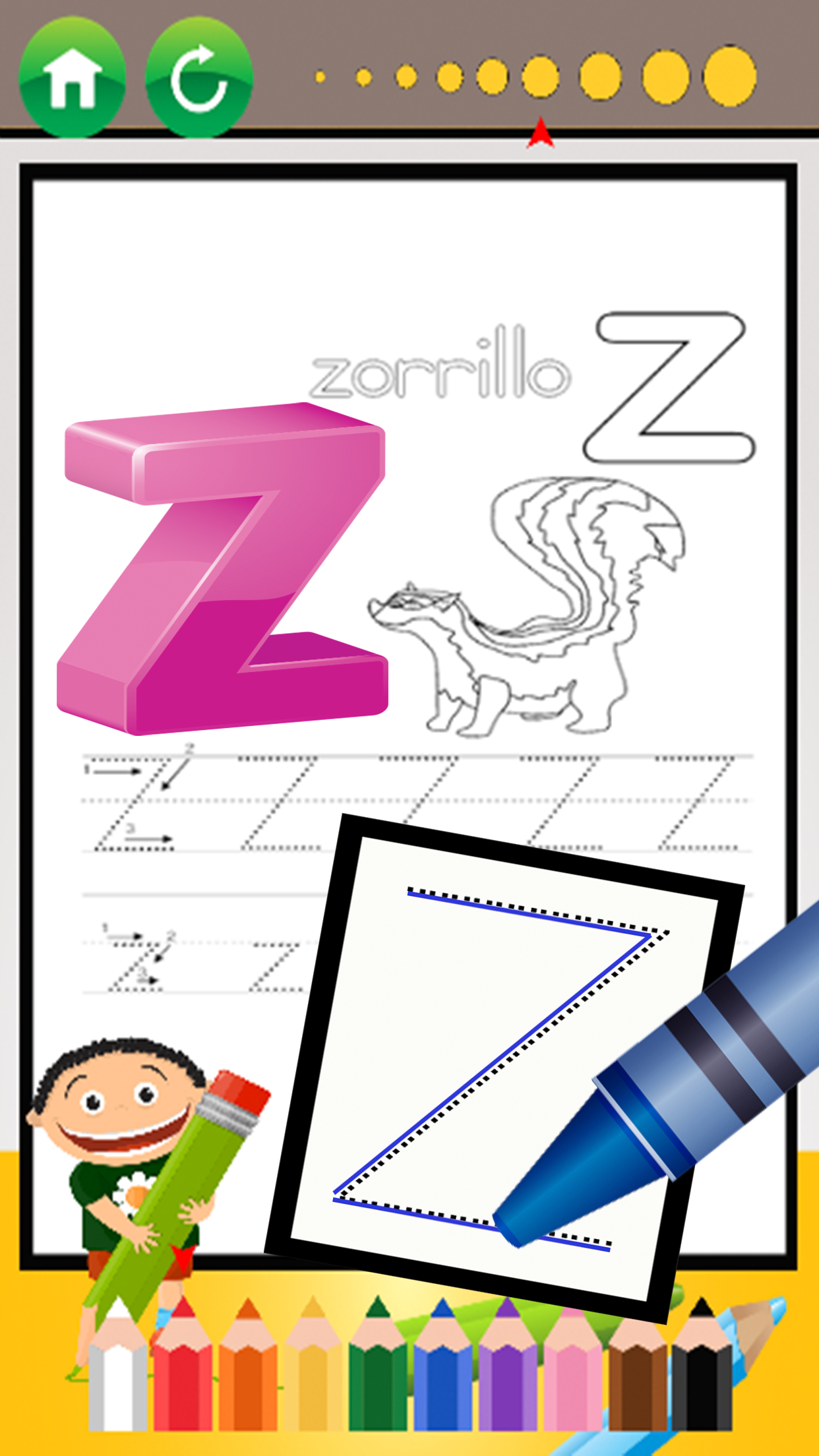 ABC Easy Coloring Book Pages For Kids & Adults screenshot 2