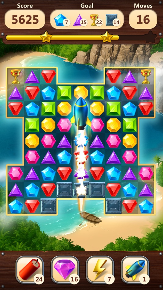 #5. Jewels Planet - Match 3 Game (iOS) 由: Teskin LTD