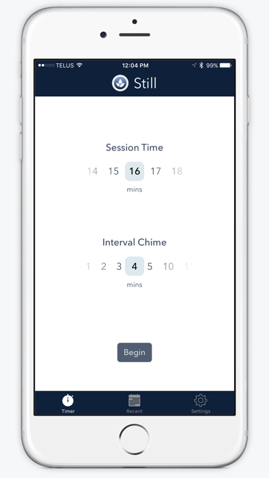 Screenshot #1 pour Still - Meditation Timer & Tracker