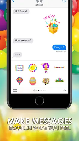 Game screenshot Colorful Stickers & Emoji for iMessage ChatStick apk