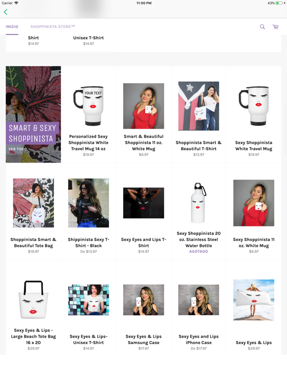 SHOPPINISTA. iPad screenshot 3 - Shopping app