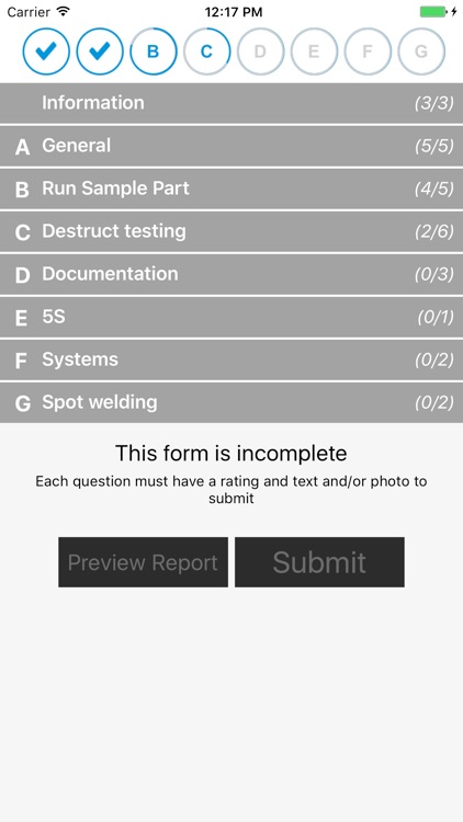 Steelcase Weld Self-Assessment