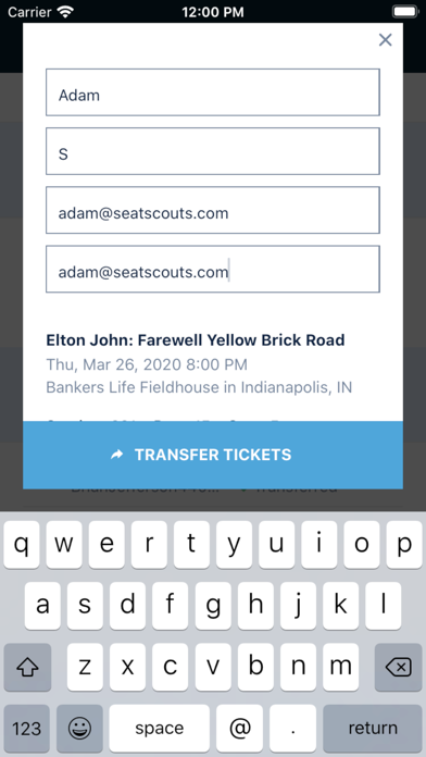 Seat Scouts Screenshot