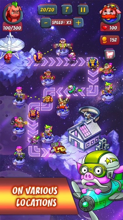 Hogs Wars (TD) - Tower Defense Wars screenshot-4