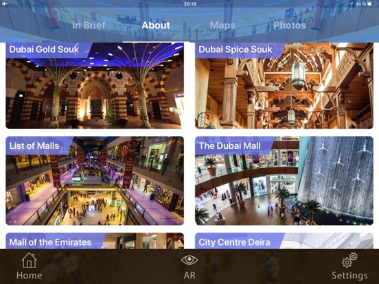Dubai Shopping Visitor Guide iPad screenshot 4 - Travel app