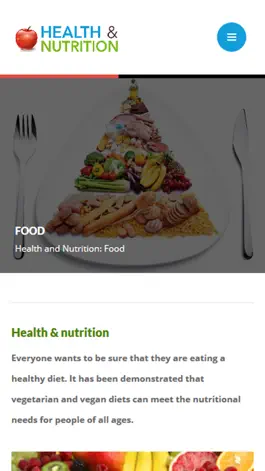 Game screenshot Health and Nutrition apk