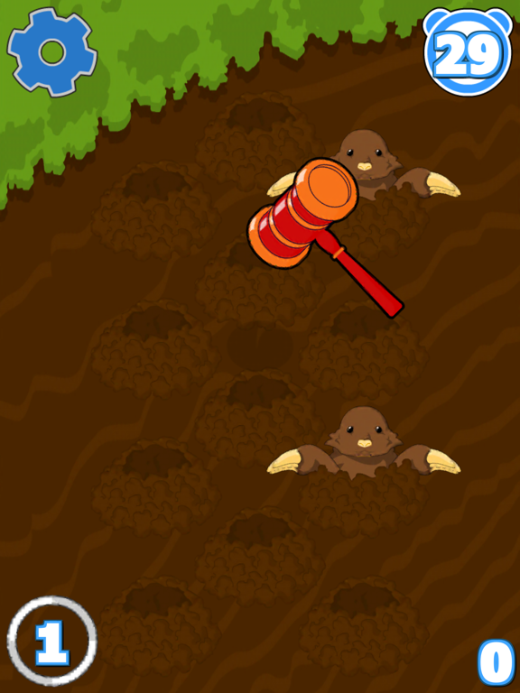 Whack-The-Mole iPad screenshot