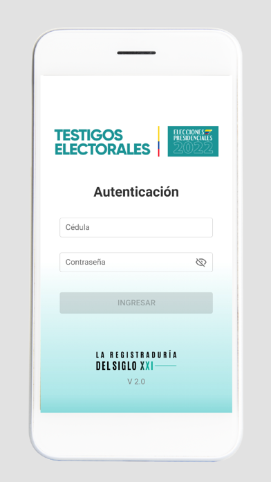 Proceso Testigos Electorales Screenshot