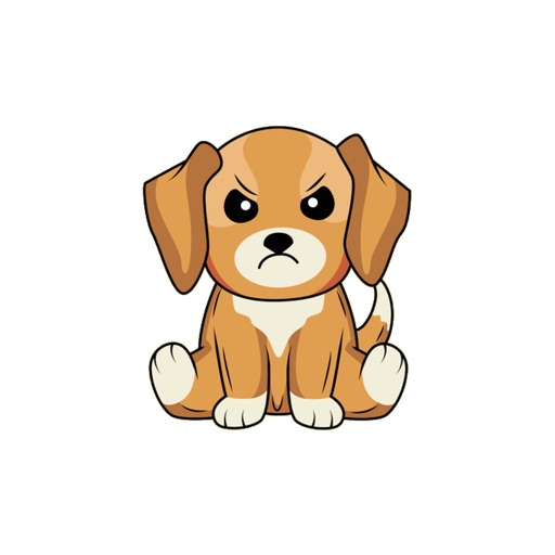 Grumpy Puppy Stickers icon