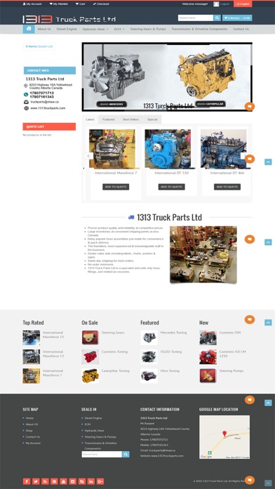 1313 Truck Parts Ltd screenshot 2