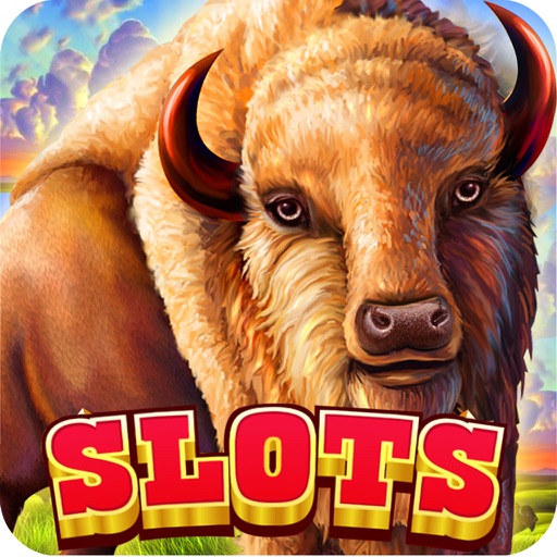 Diamond Raging Buffalo Slots – Free Slot Machines! Icon