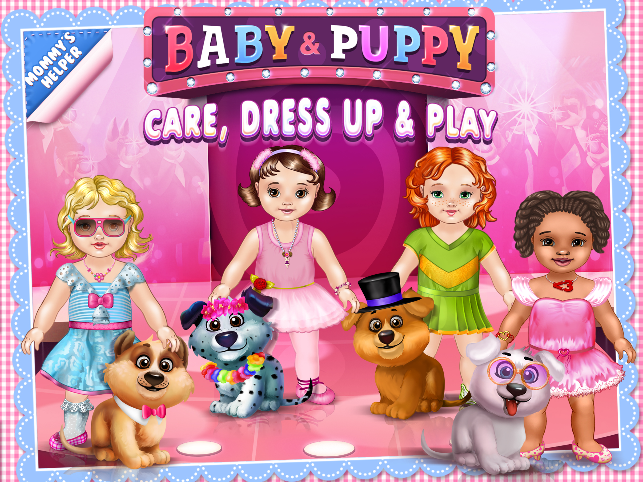 Babies & Puppies - Care, Dress Up & Play