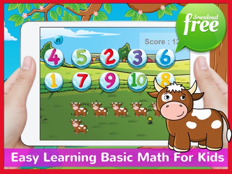 Toddlers Animals Counting Math Games..のおすすめ画像3