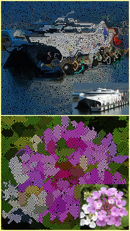 GRWalkImager - Random walk curves art from photo
