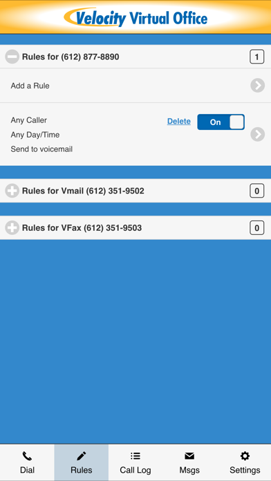 Velocity Virtual Office Mobile Screenshot