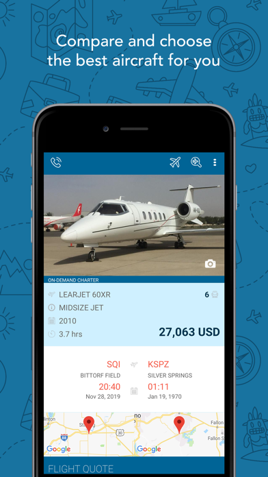 Jettly Private Jet Charter Screenshot