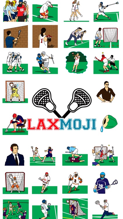 Laxmoji - The Emoji App for the Sport of Lacrosse!