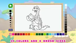 Game screenshot Динозавр Free Kids Книжка-раскраска - Словарь apk