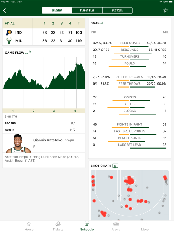 Screenshot #5 pour Bucks & Fiserv Forum App