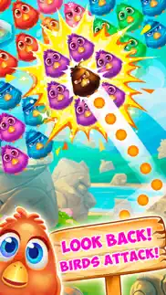 bubble birds 4: match 3 puzzle shooter game iphone screenshot 1