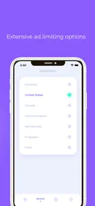 VPN Adblock Purple screenshot #4 for iPhone