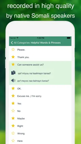 Game screenshot Speak Somali - Learn Somali Phrases & Words apk