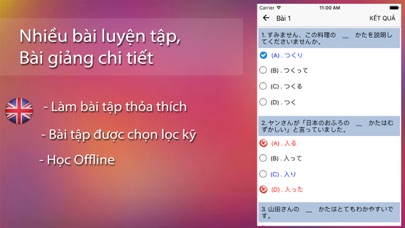 Screenshot #1 pour Ngữ Pháp tiếng nhật N1, N2, N3, N4, N5