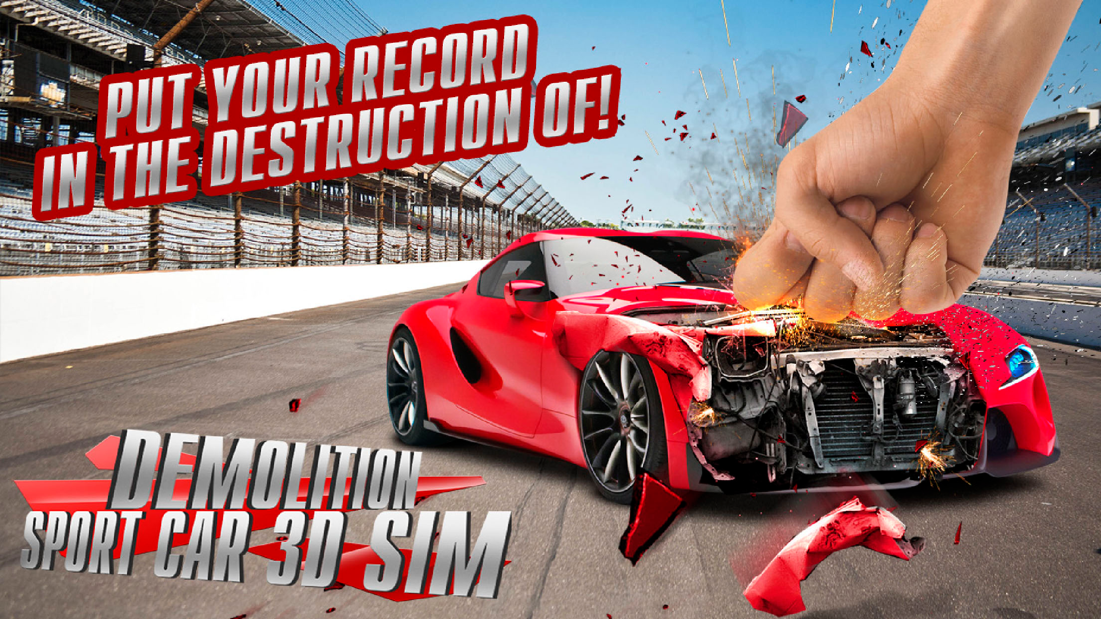 Demolition Sport Car 3D Sim screenshot 3