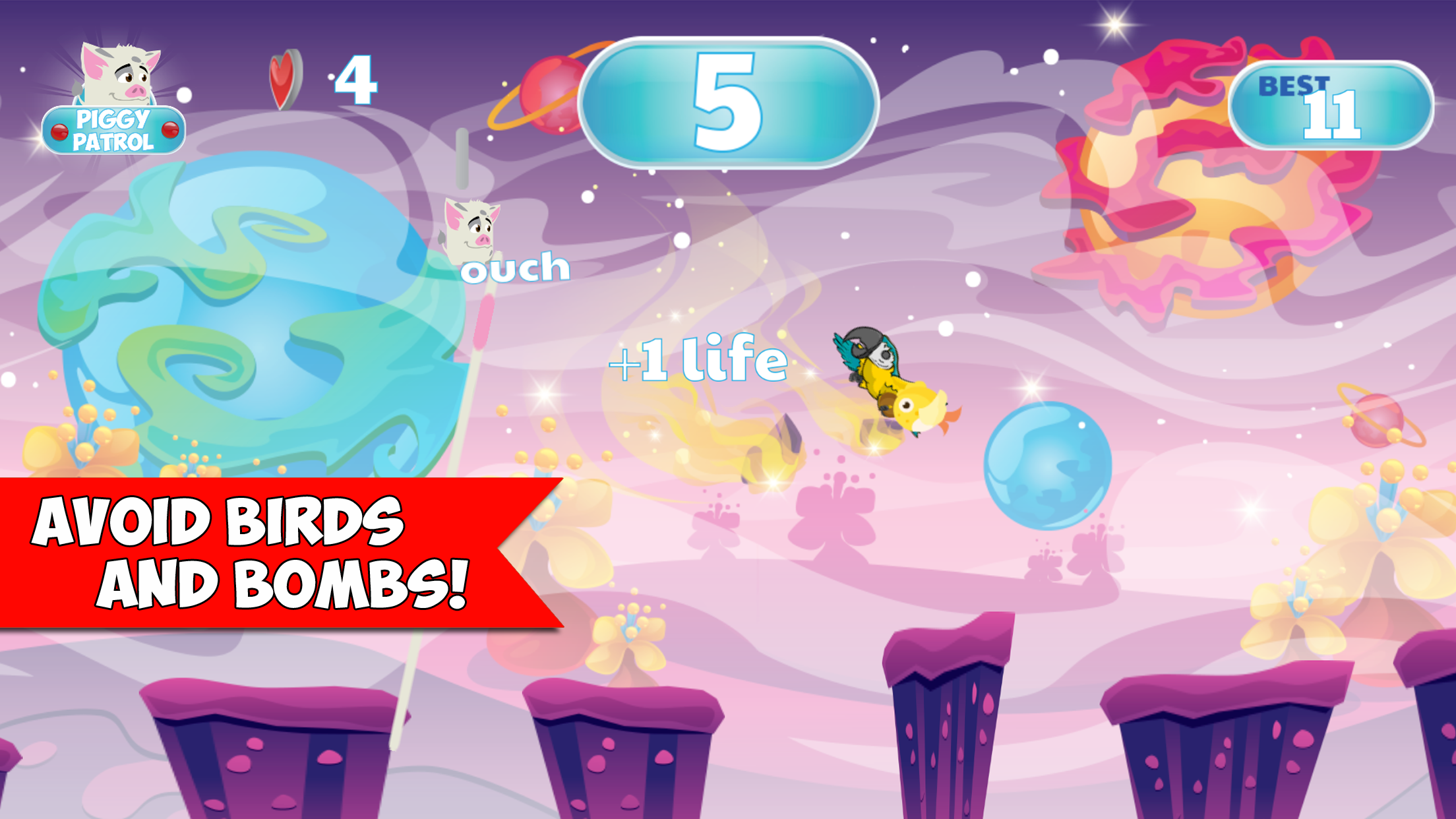 Piggy Patrol Jump Adventure screenshot 4