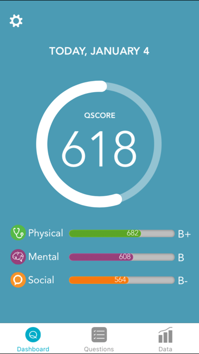 Qualia Plus - Health Score and Tracker Screenshot