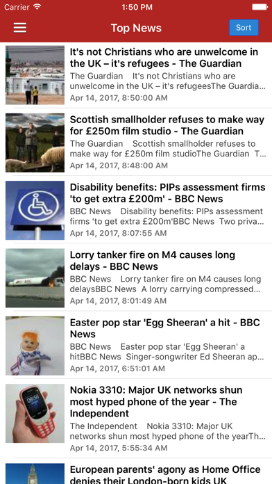 Screenshot #1 pour UK News Today & British Radio