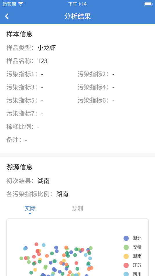 #3. 小龙虾食安监测 (iOS) By: 广州明领基因科技有限公司