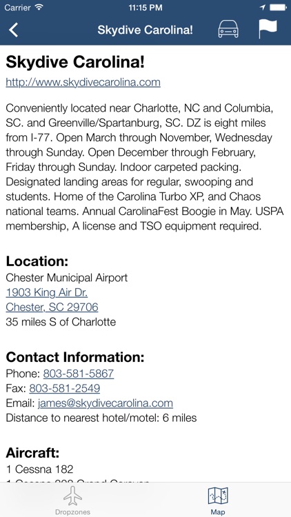 Dropzones - USPA Dropzone Finder screenshot-3