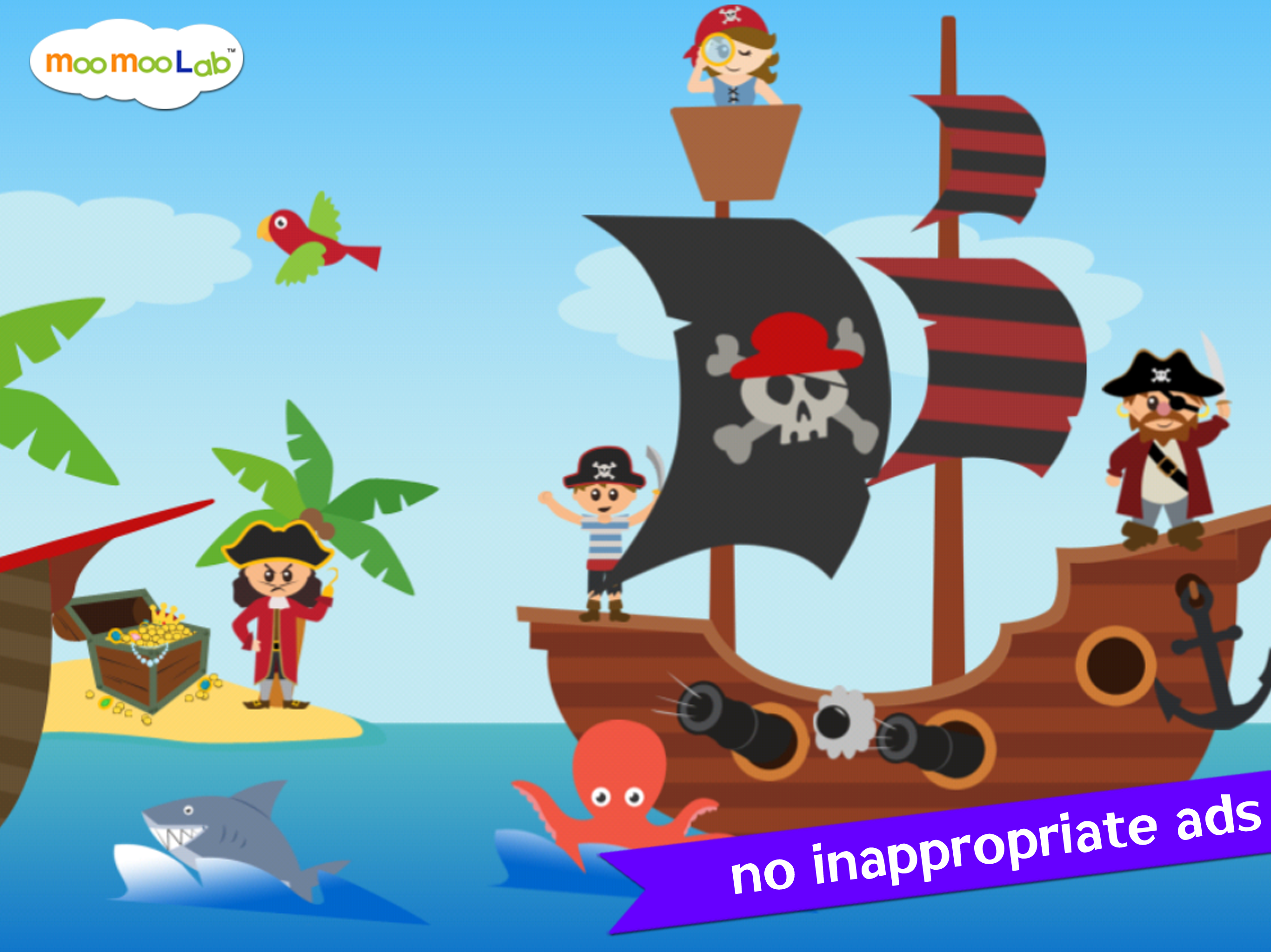 Pirate Games for Kids - Puzzles and Activities