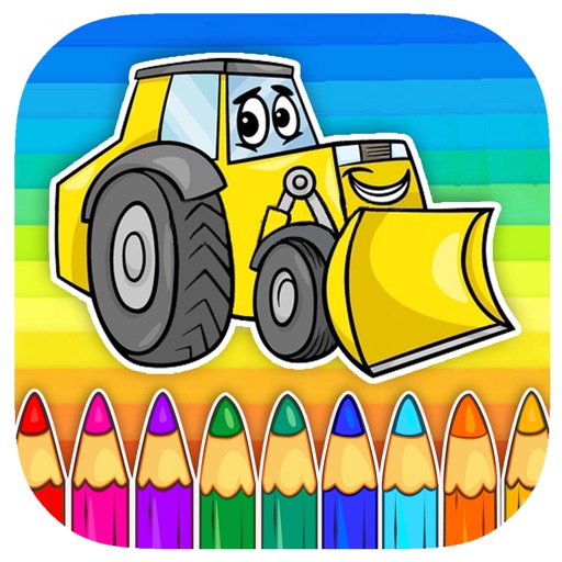 Monster Machine Game Coloring Page For Kids iOS App