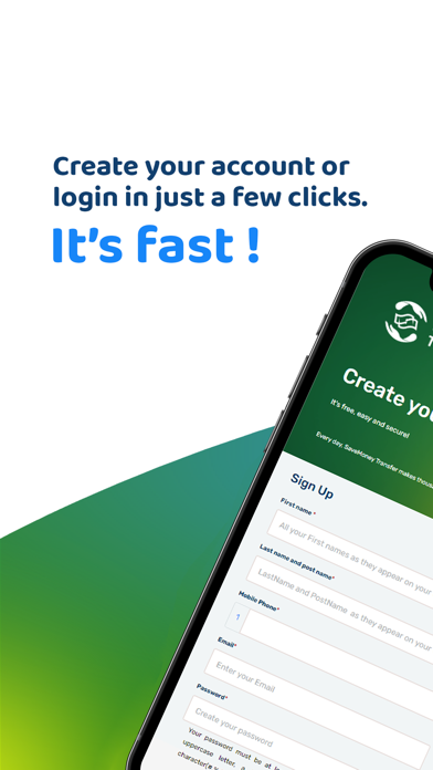 SaveMoney Transfer Screenshot