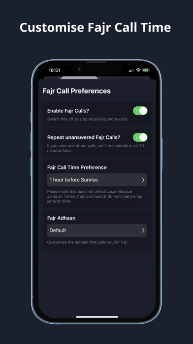 Fajr: Wake-up Calls & Quran Screenshot