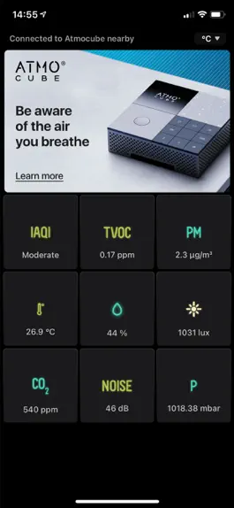 Game screenshot Atmocube: Indoor Air Quality mod apk