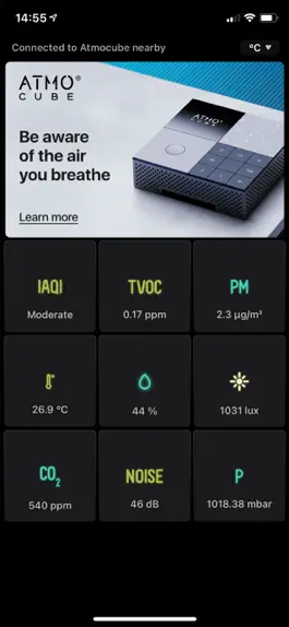 Game screenshot Atmocube: Indoor Air Quality mod apk