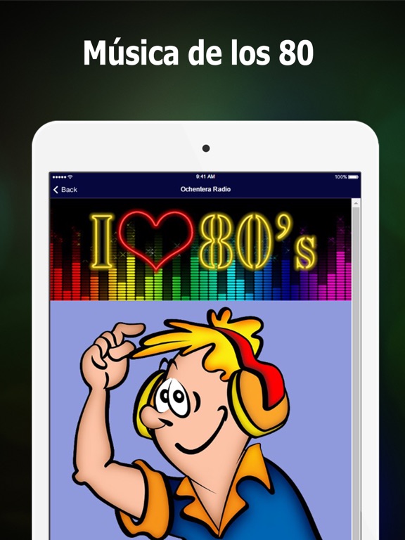 Screenshot #4 pour Musica de los 80: Las Mejores Emisoras de los 80