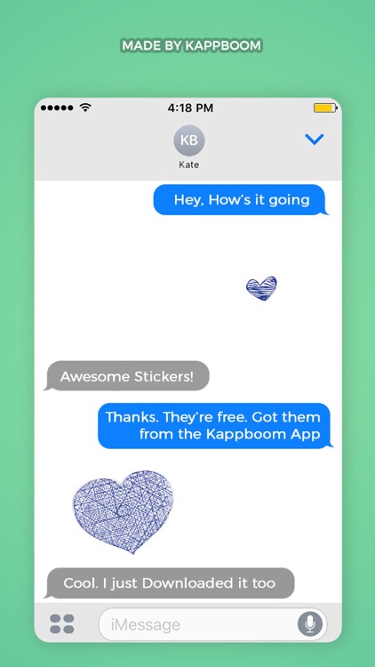 Heart Doodle Stickers