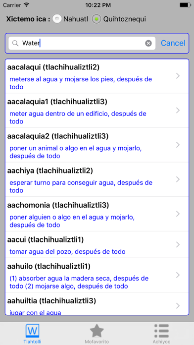 Screenshot #2 pour Totlahtol Nahuatl