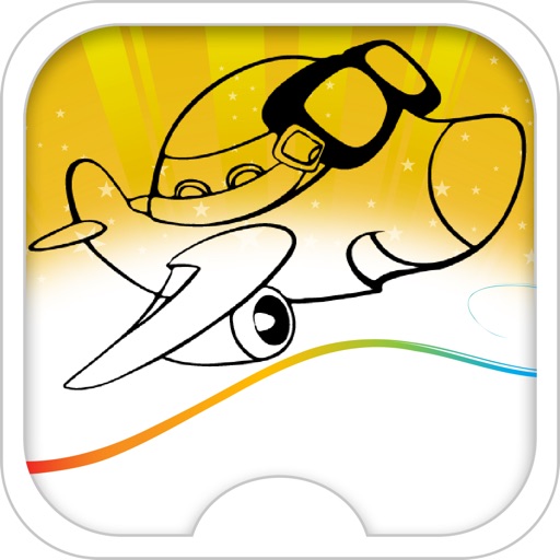 Planes Drawing And Coloring Book iOS App