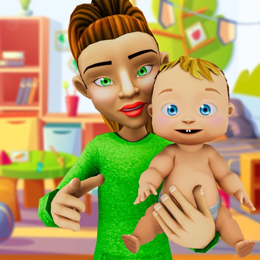 Real Mother Baby Life Care Sim Icon