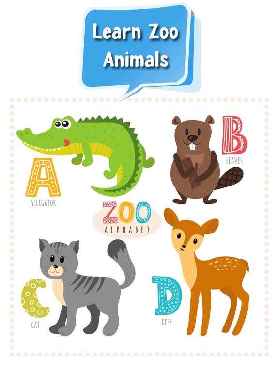 Screenshot #4 pour Abc Baby First Zoo Alphabets For Kids